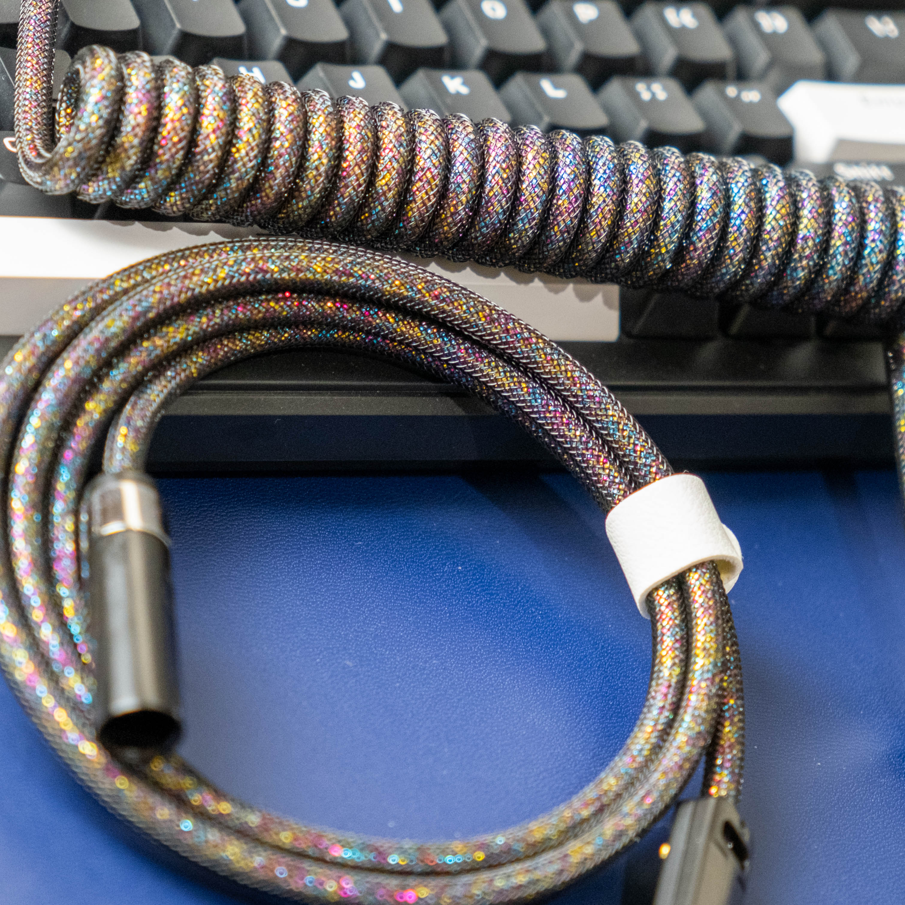 Galatix Coiled Cable For Mechanical Keyboard Type C Kabel With Aviator Reserved Kabel