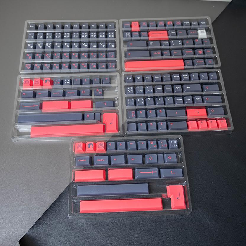 Galatix Zen Series Keycaps Japanase Root Cherry Profile Keycap PBT Dye Sub  For Mechanical Keyboard All Layout full TKL 60 65 68 75