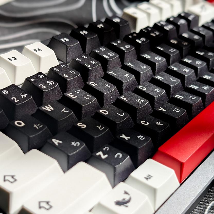 Galatix Zen Series Keycaps Japanase Root Cherry Profile Keycap PBT Dye Sub  For Mechanical Keyboard All Layout full TKL 60 65 68 75