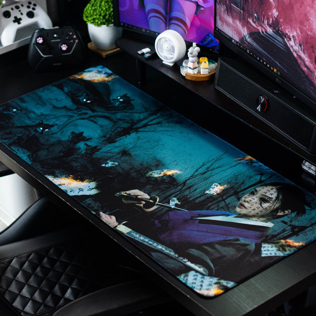 Galatix Exhuma Mouse Pad Gaming Korean Deskmat Waterproof 40x90 cm x 4mm Tebal Speed Type Anti Slip