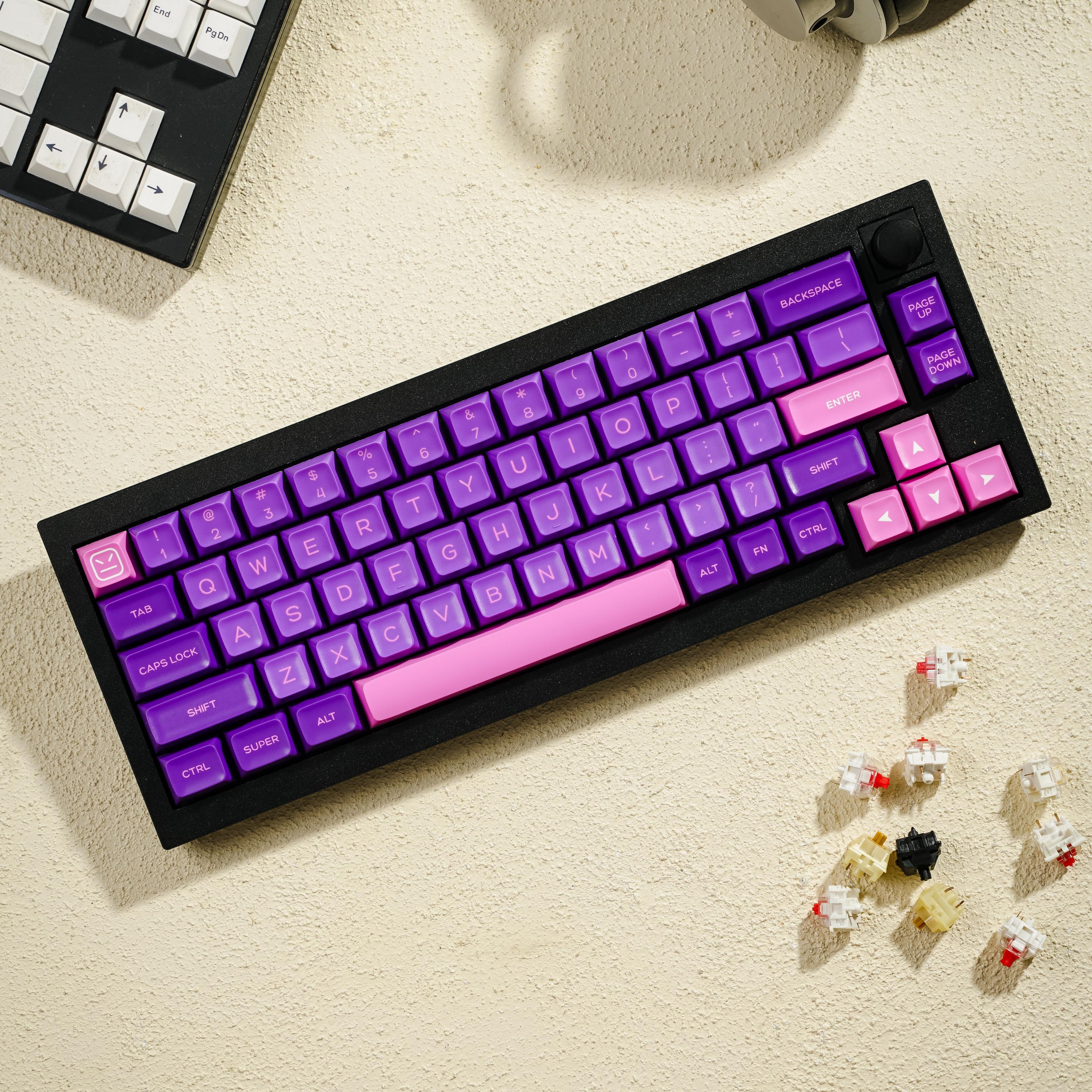 Galatix SA Keycaps PBT Double Shoot 160 Key Set For Mechanical Keyboard 61 64 68 72 75 84 87 96 104 108 TKL Full Size Layout Keys