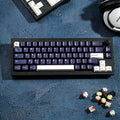 Galatix Deep Navy Keycap Cherry Profile PBT Material Dye Sub For Mechanical Keyboard