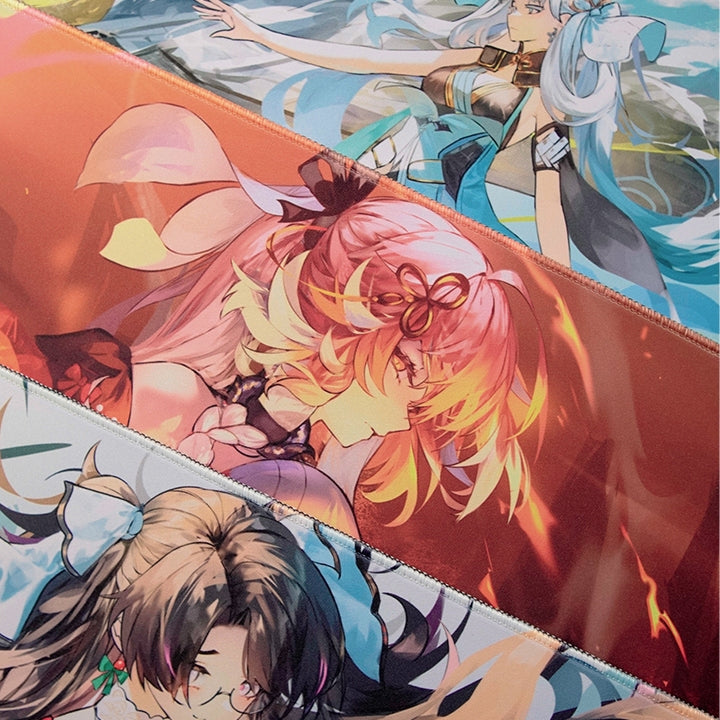 Galatix Wuthering Waves Mouse Pad Anime Hoyoverse ZheZhi Jinhsi Chingli XL Waterproof XL 300x800x3mm