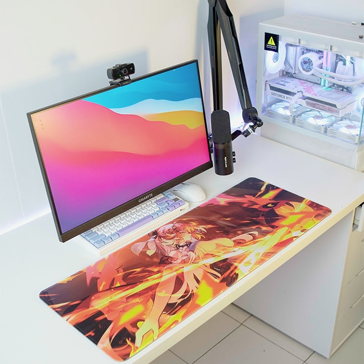 Galatix Wuthering Waves Mouse Pad Anime Hoyoverse ZheZhi Jinhsi Chingli XL Waterproof XL 300x800x3mm