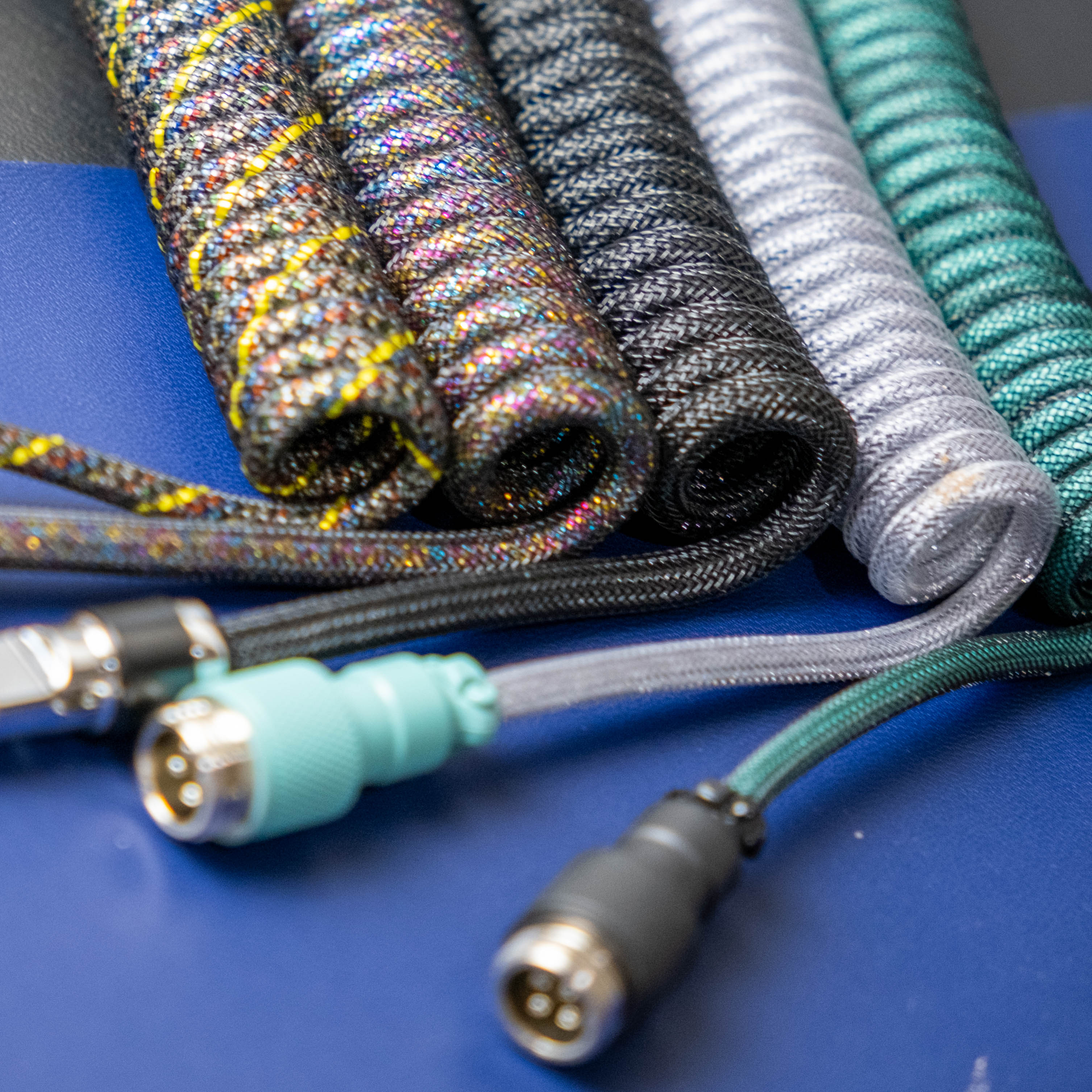 Galatix Coiled Cable For Mechanical Keyboard Type C Kabel With Aviator Reserved Kabel