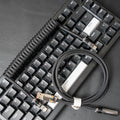 Galatix Coiled Cable For Mechanical Keyboard Type C Kabel With Aviator Reserved Kabel