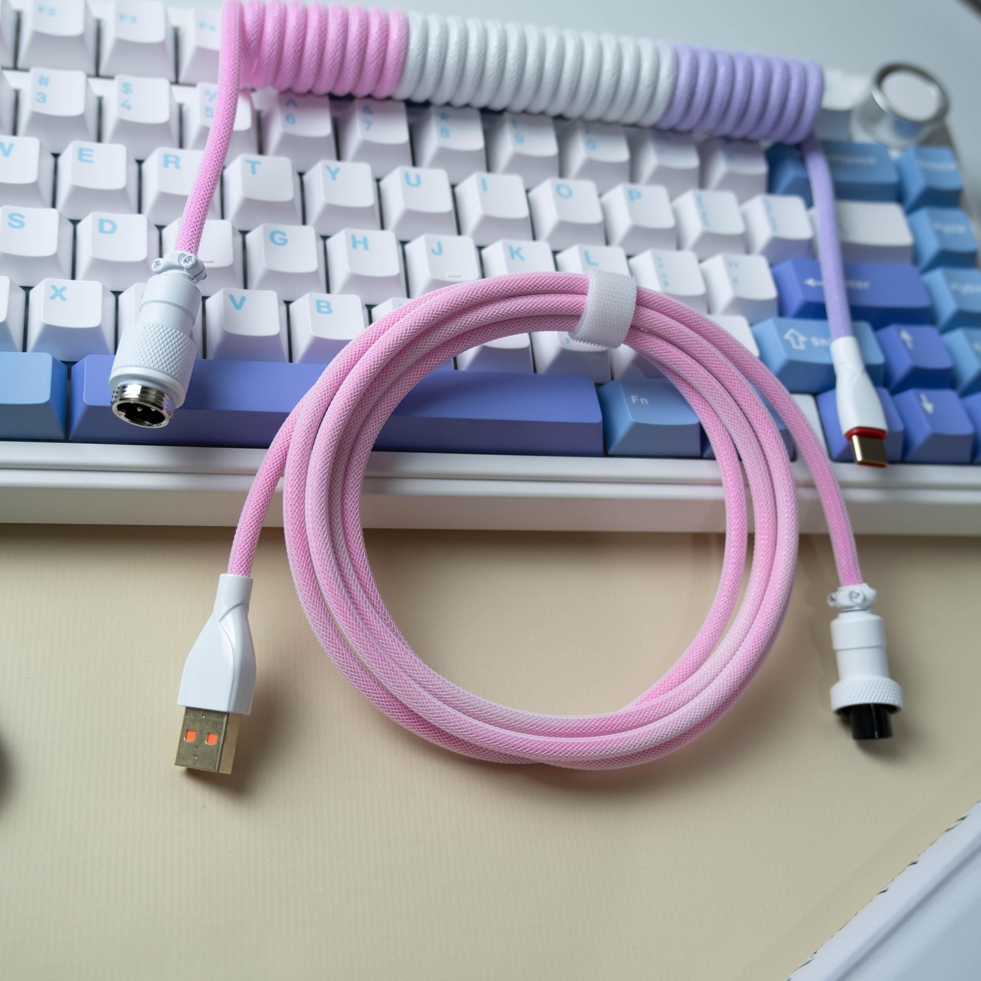 Galatix Coiled Cable For Mechanical Keyboard Type C Kabel With Aviator Reserved Kabel