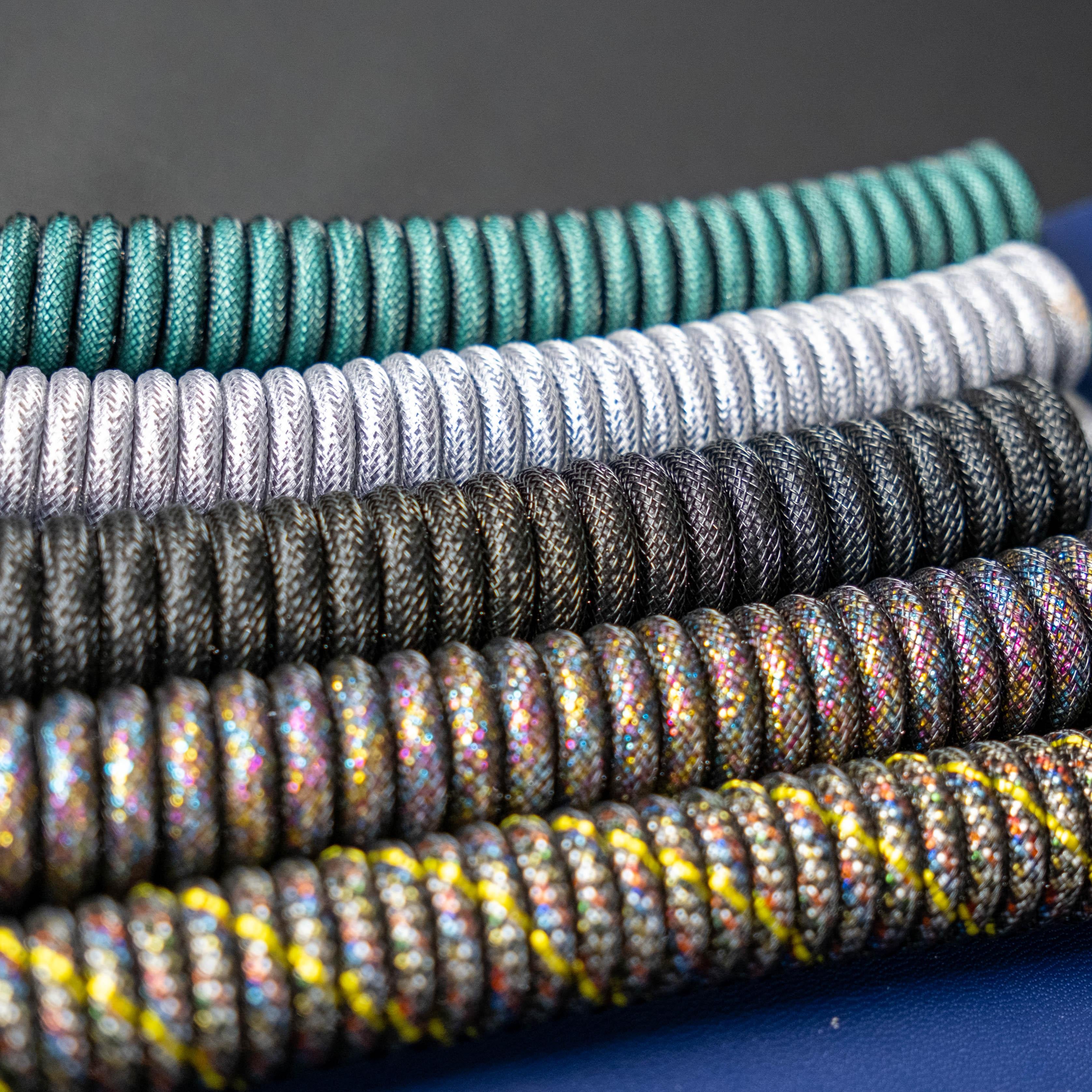 Galatix Coiled Cable For Mechanical Keyboard Type C Kabel With Aviator Reserved Kabel