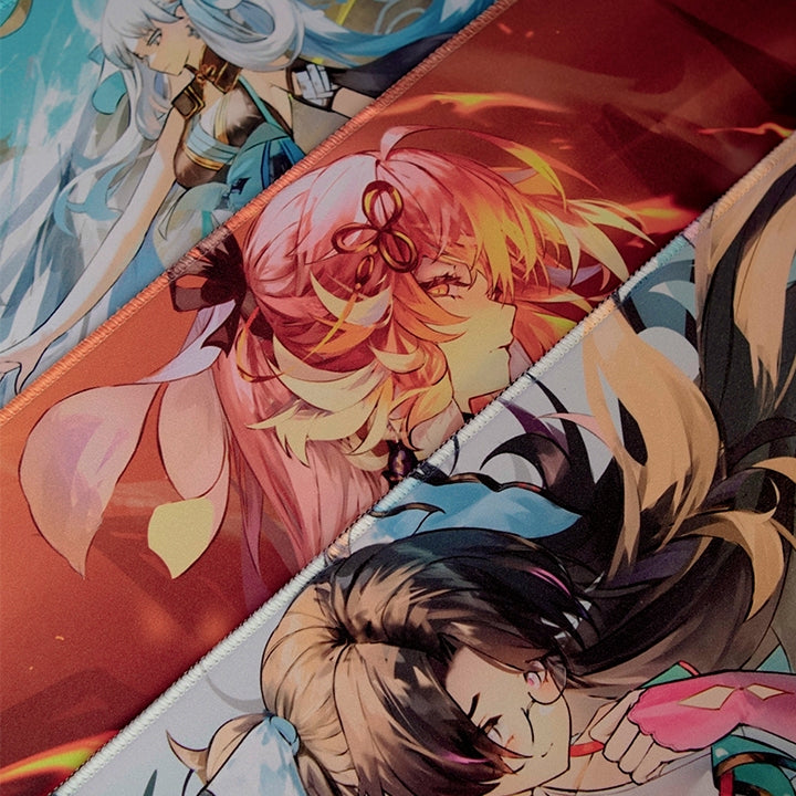 Galatix Wuthering Waves Mouse Pad Anime Hoyoverse ZheZhi Jinhsi Chingli XL Waterproof XL 300x800x3mm