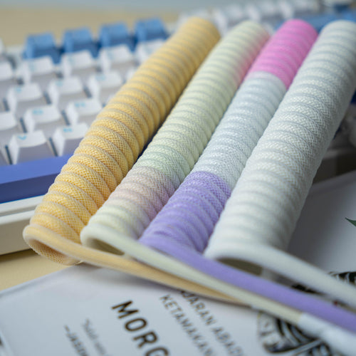 Galatix Coiled Cable For Mechanical Keyboard Type C Kabel With Aviator Reserved Kabel